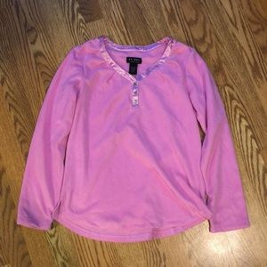 NWT Women's Axcess Fleece PJ Top - Pink